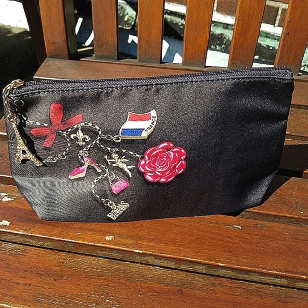 Lancome Black Makeup Bag France